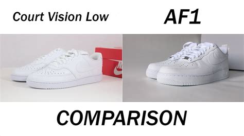 air force 1 vs court vision alta.